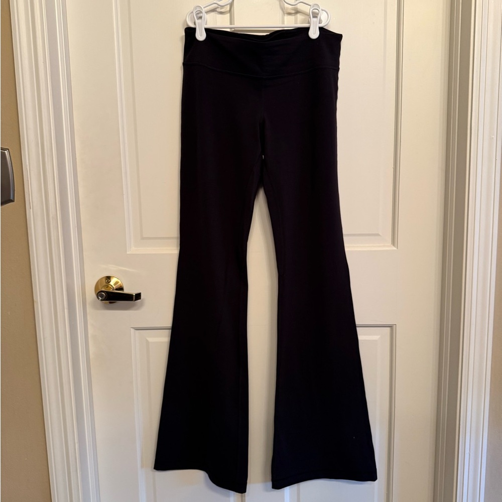 lululemon athletica Black Align Flare Low-Rise Pants 32.5”